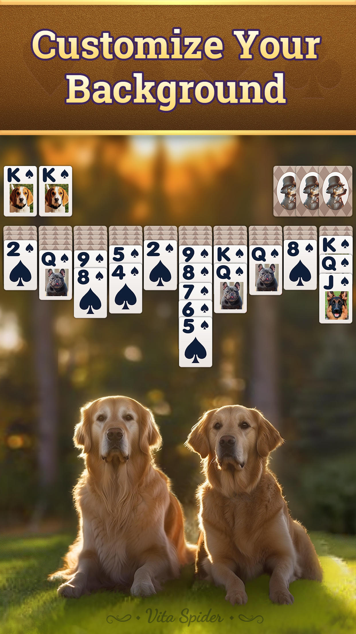 Screenshot of Vita Spider - Big Card Game