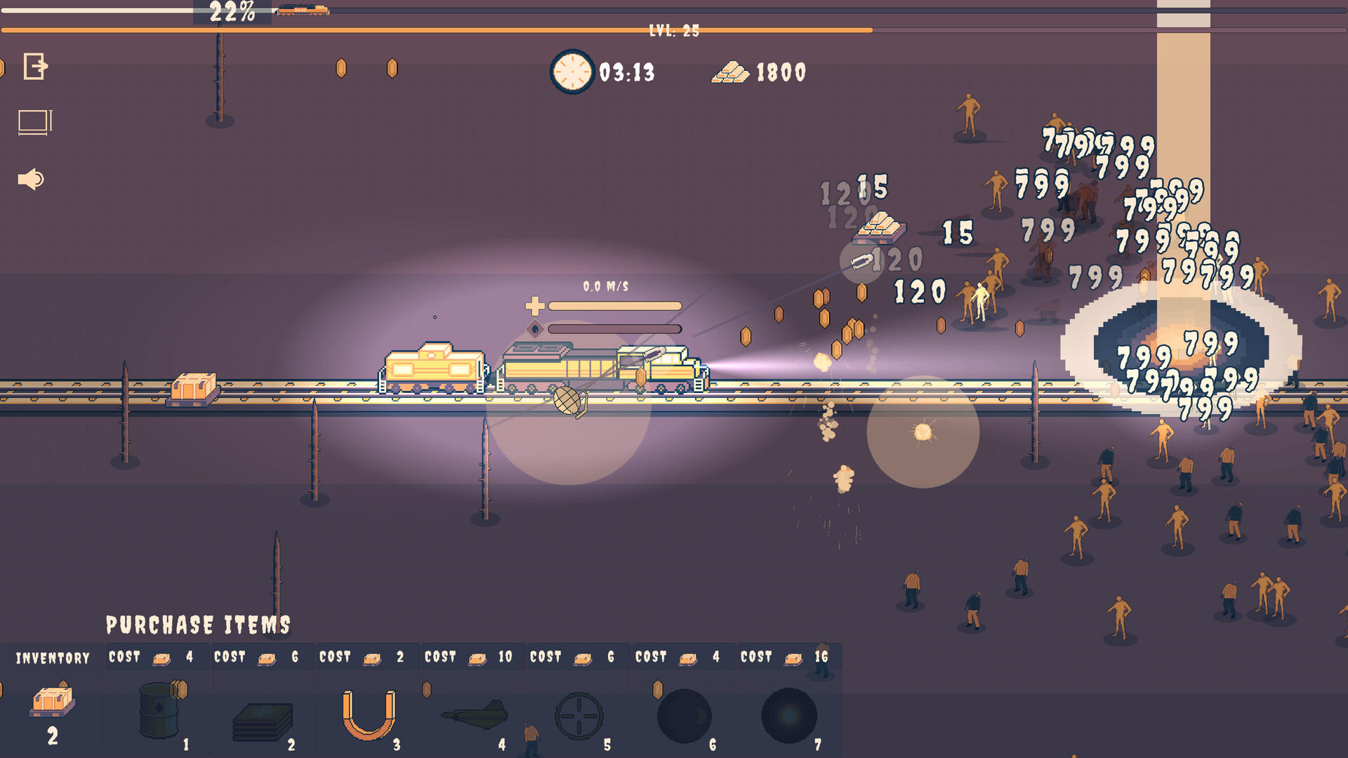 Screenshot of Choo Choo Survivor