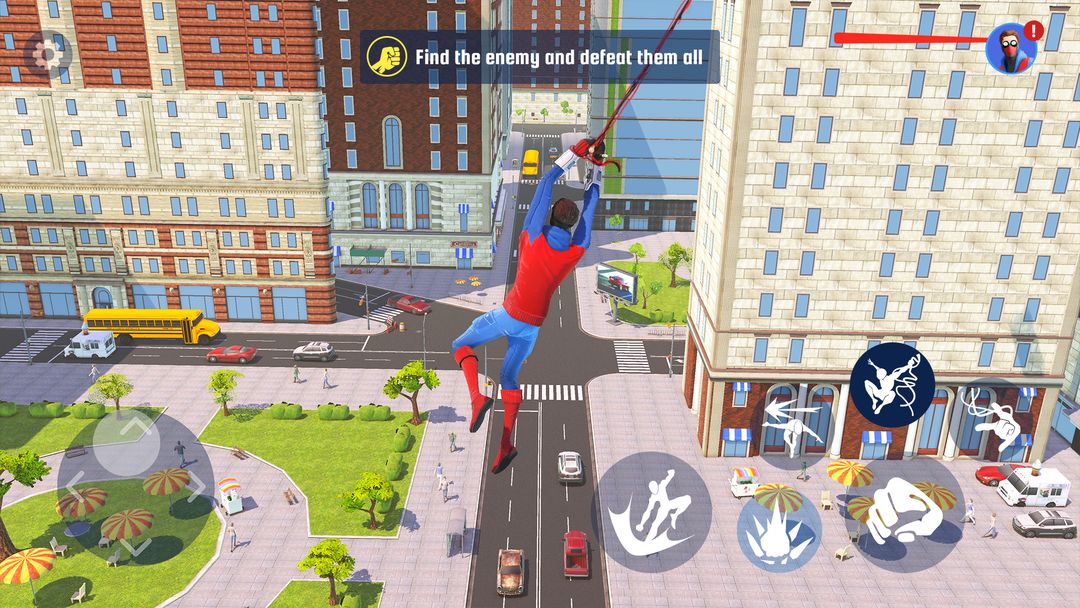 Screenshot of Spider Fighting: Hero Game