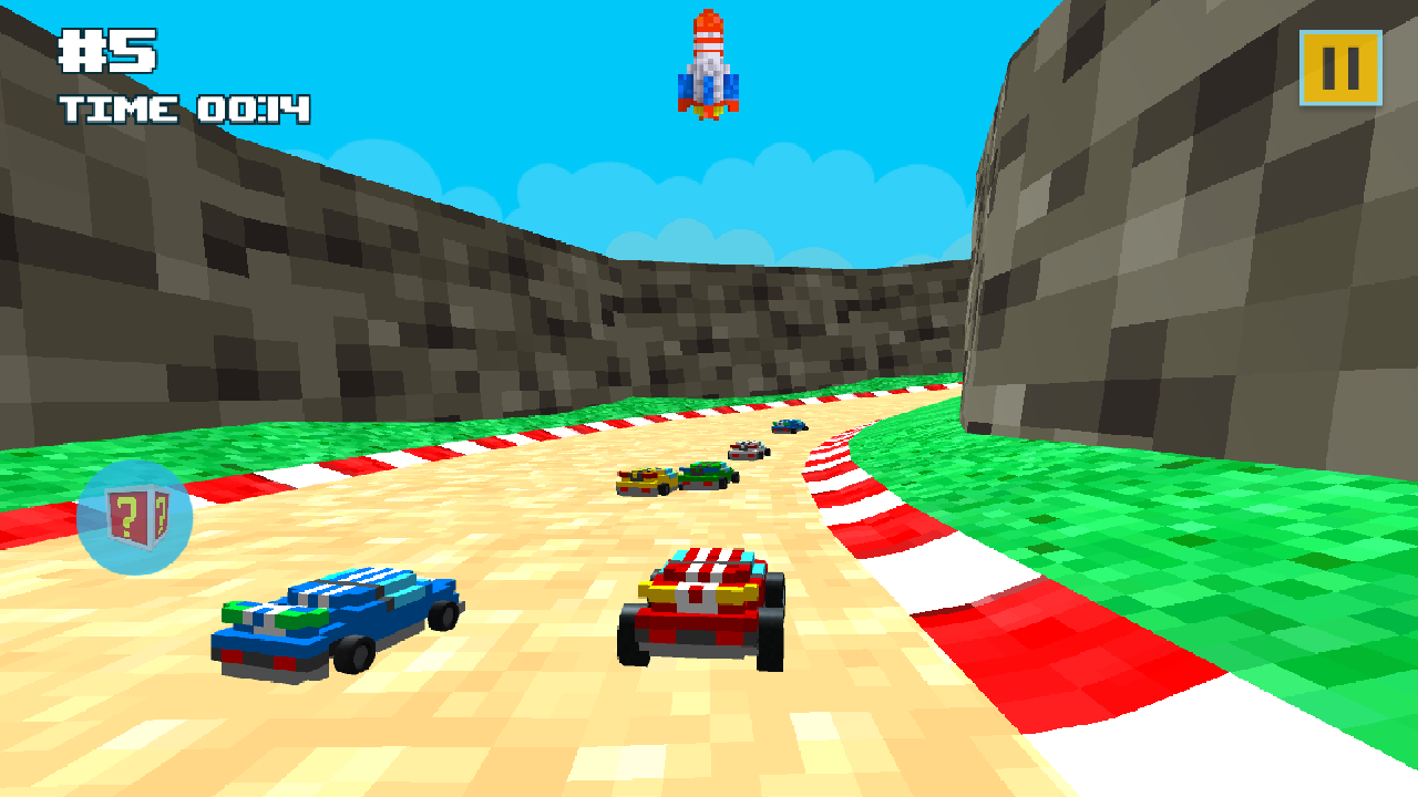 Blocky Fast Fury Game Screenshot