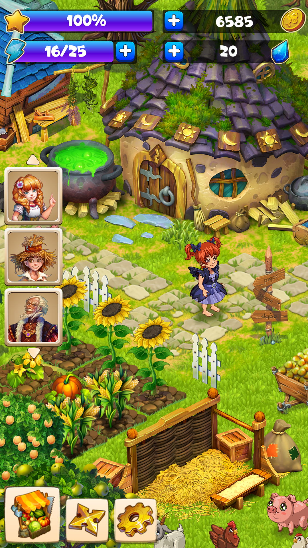 Farmdale: farm games Hay & Day ภาพหน้าจอเกม
