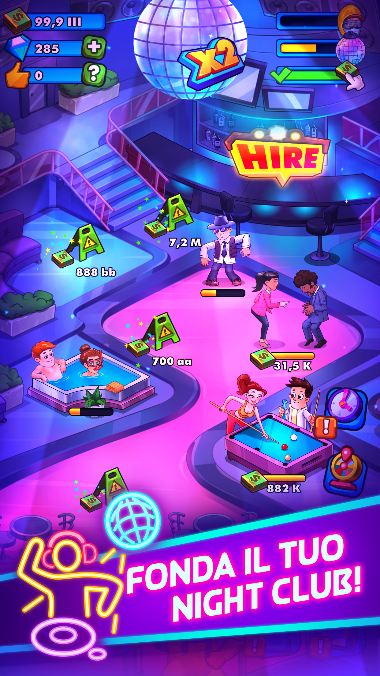 Screenshot 1 of Party Clicker — Idle Clicker 1.7.46