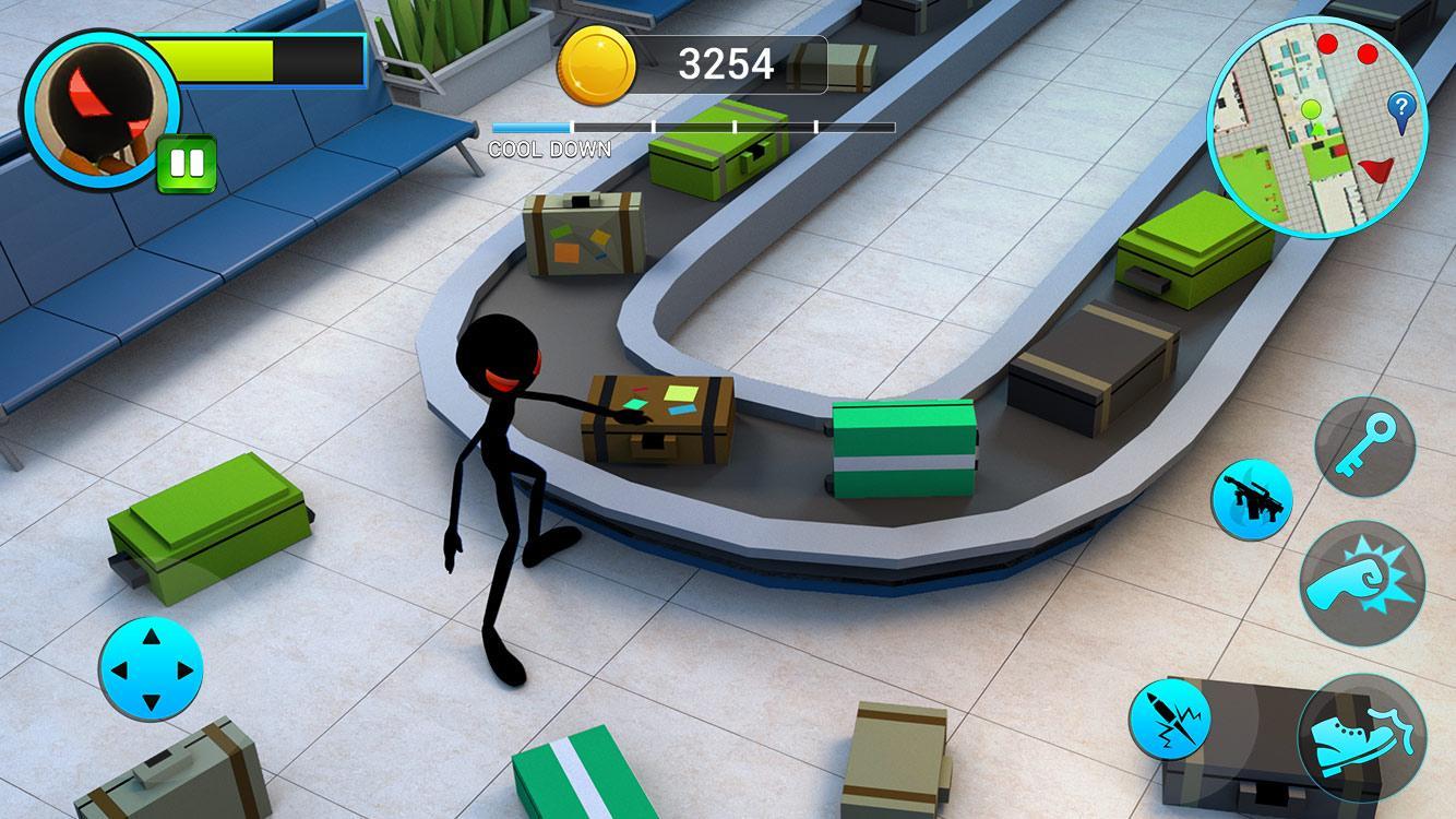 Super Shadow Airport Escape 3D Game Screenshot