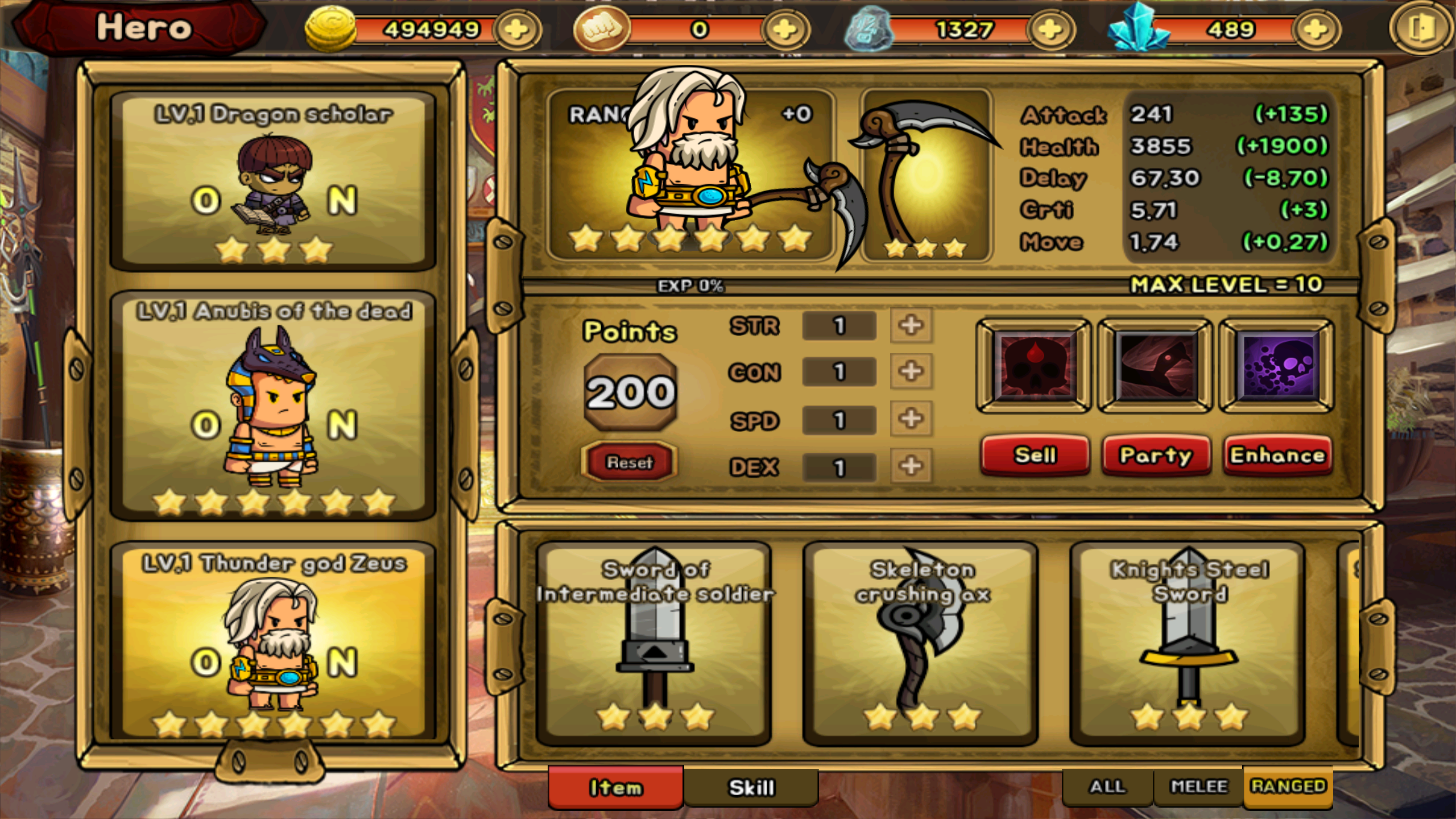 Cuplikan Layar Game Dragon slayer