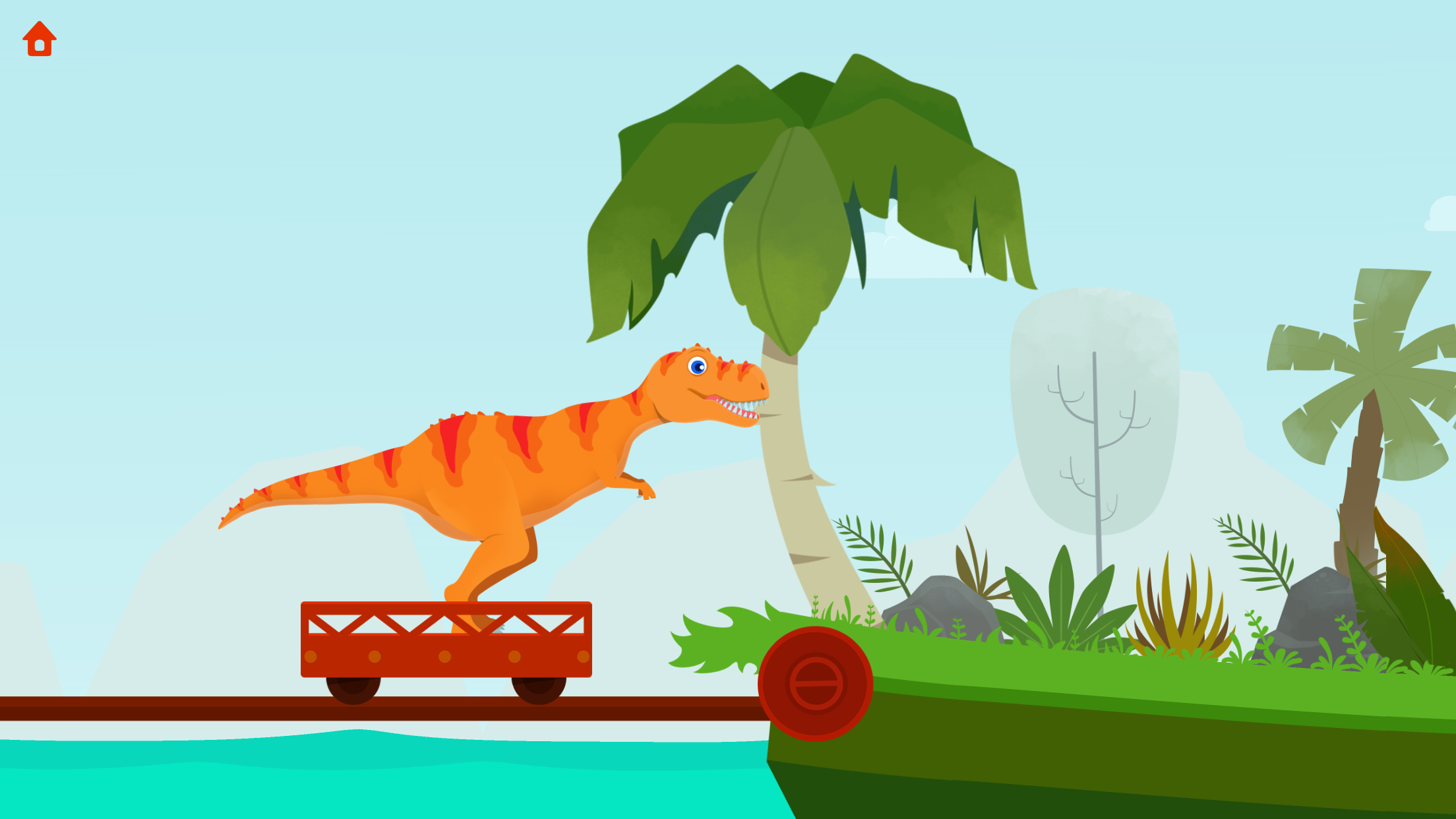 Скриншот игры Jurassic Rescue Dinosaur games