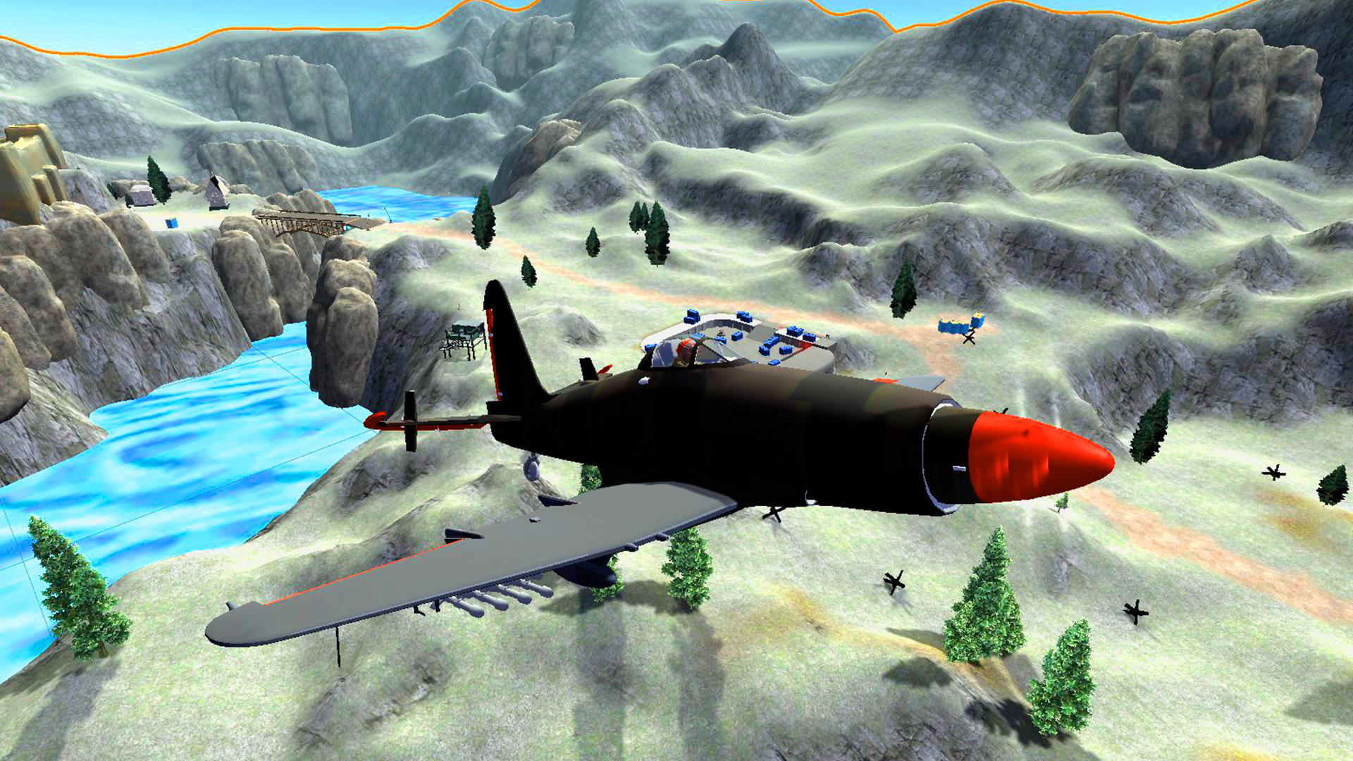 Battle Raven Field: Blue-Red screenshot game