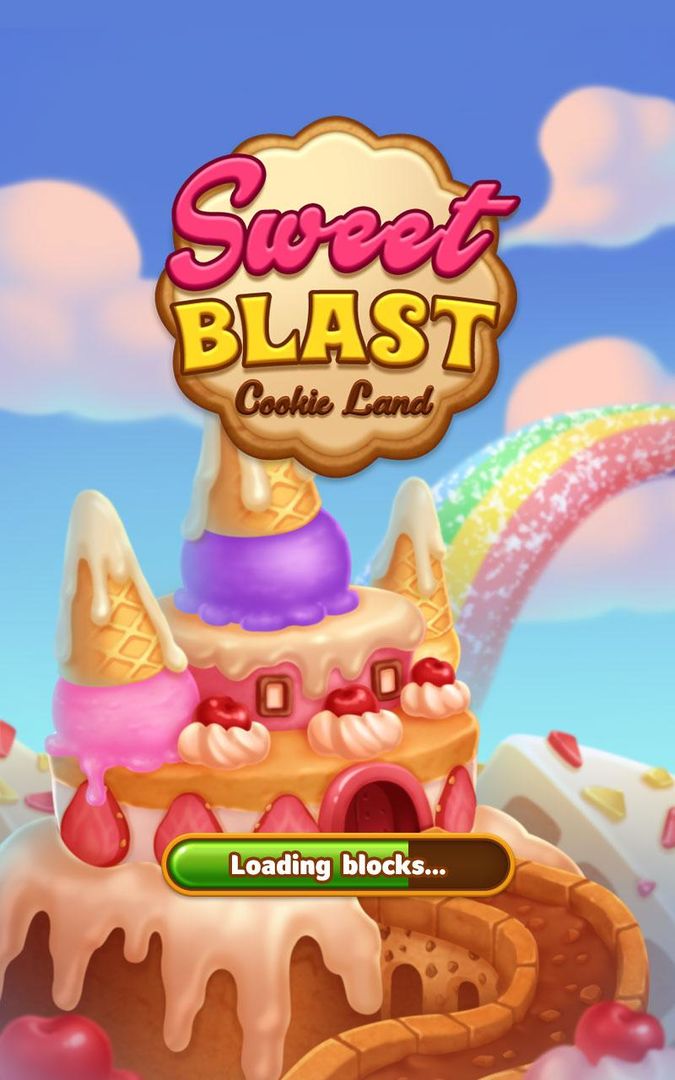 Screenshot of Sweet Blast: Cookie Land