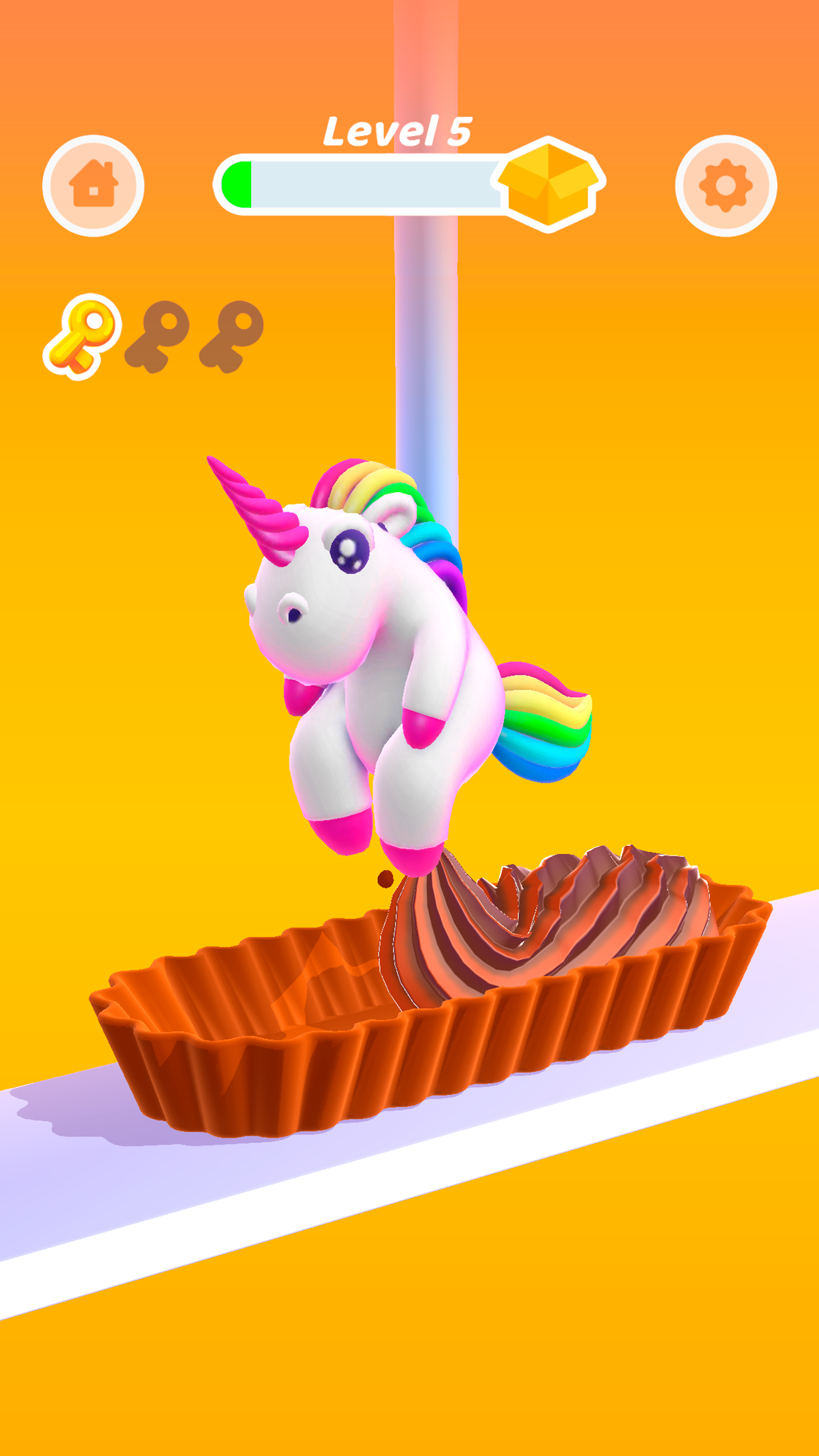 Perfect Cream: Cake Games Game Screenshot