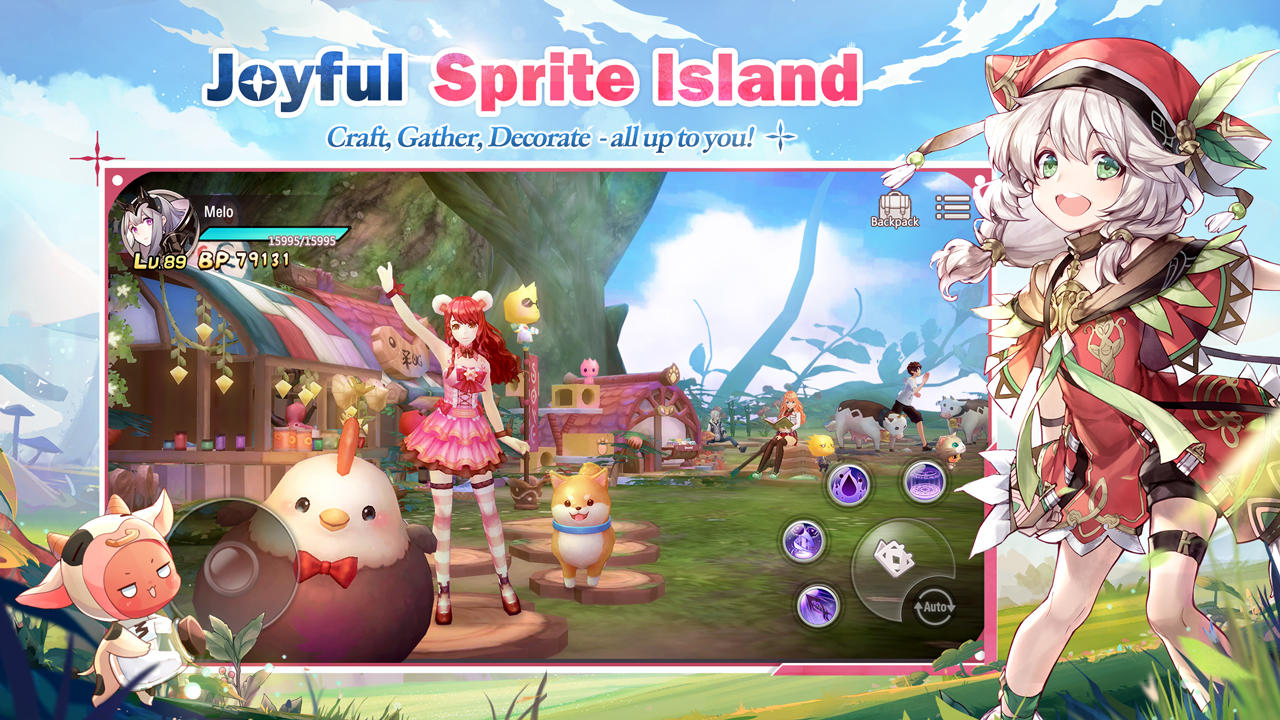 Screenshot of Sprite Fantasia - MMORPG