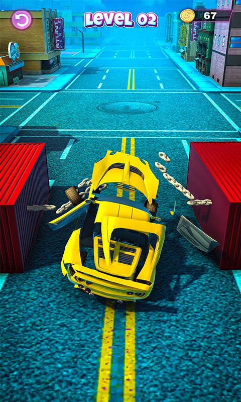 Screenshot of Cars Vs Obstacle course! Stunt