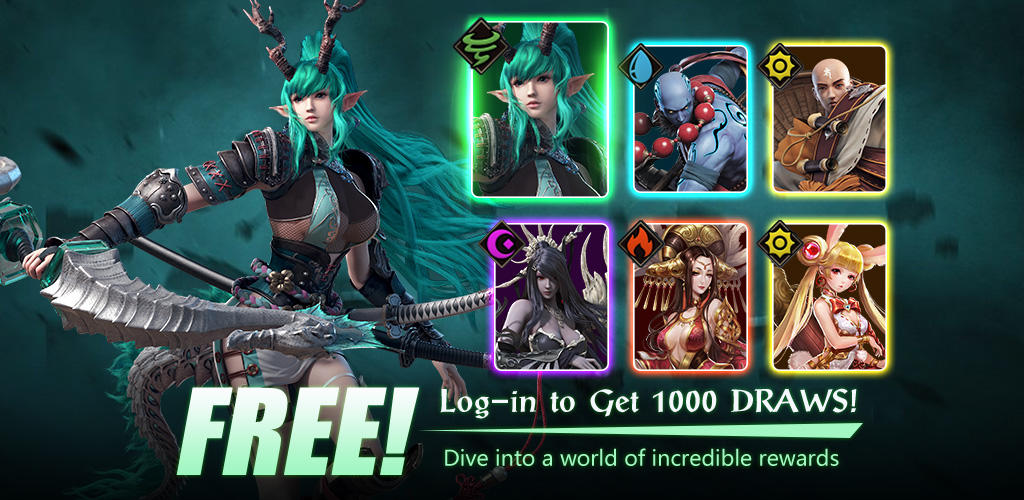 Legend of Myth-Free 1000 Draws screenshot