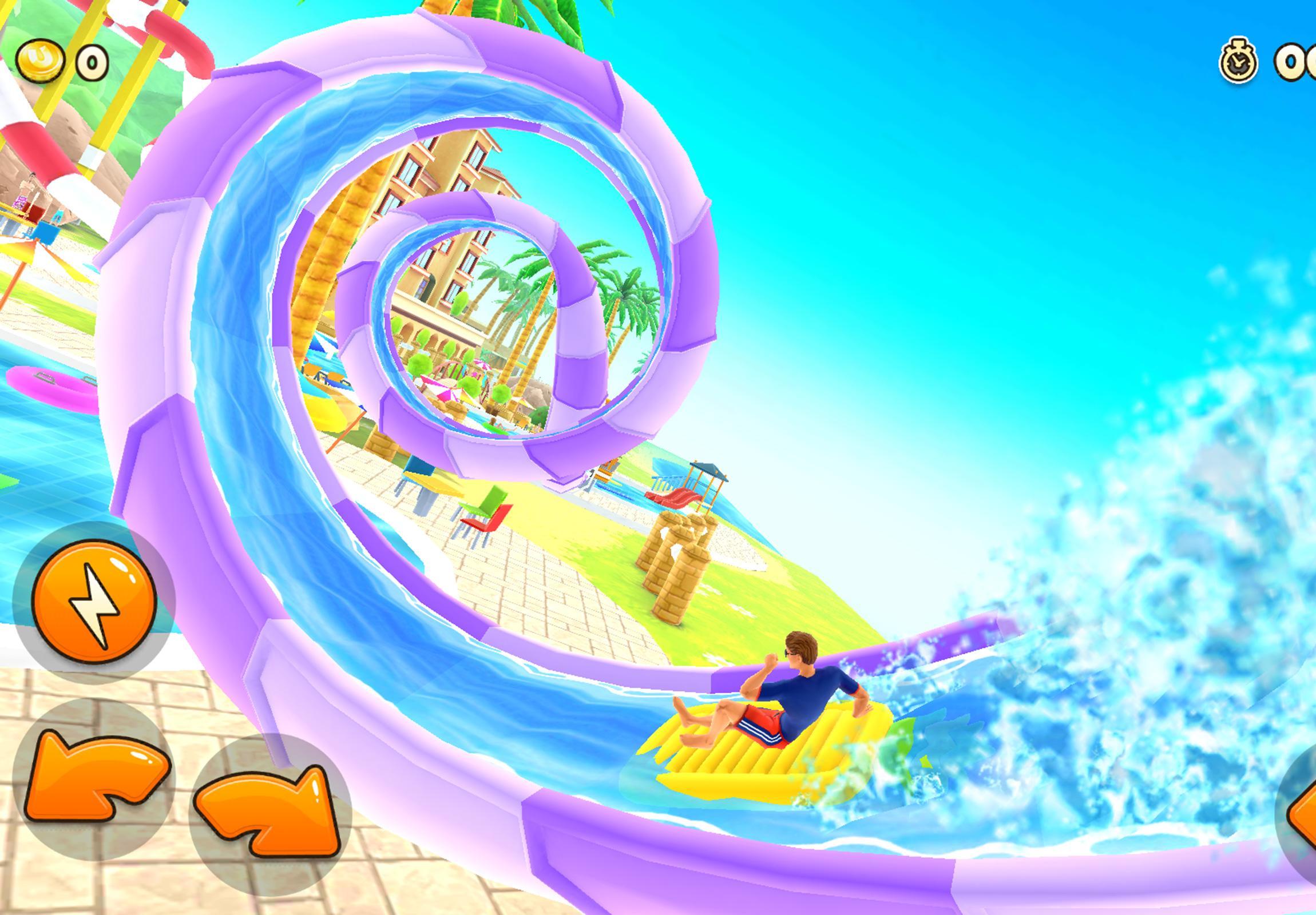 Uphill Rush Water Park Racing Game Screenshot