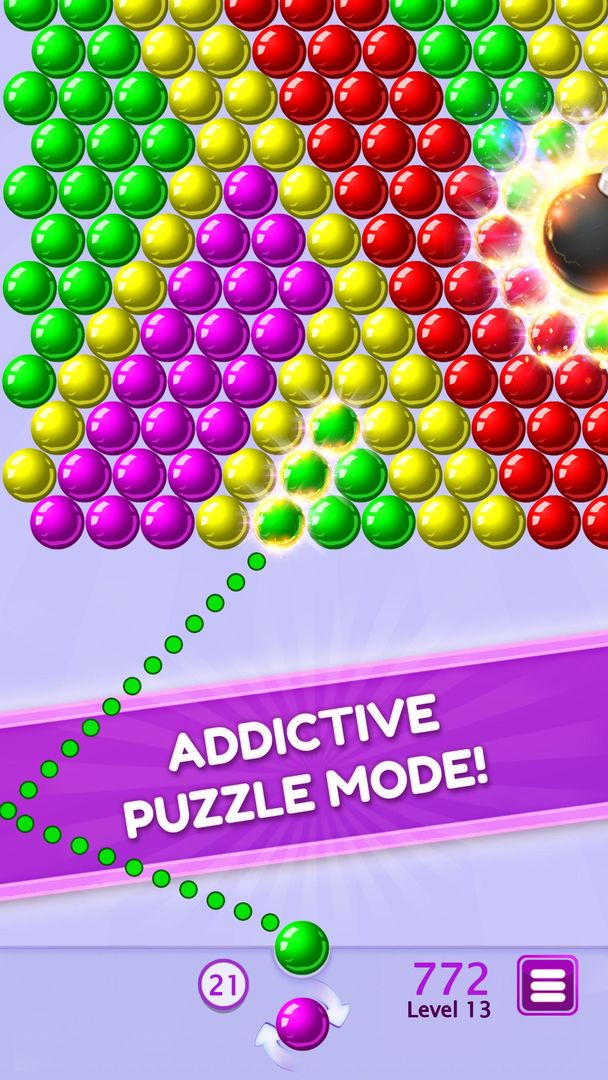 Screenshot of Bubble Shooter Puzzle