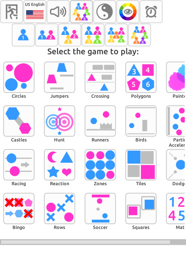 Screenshot of 2 Player Games