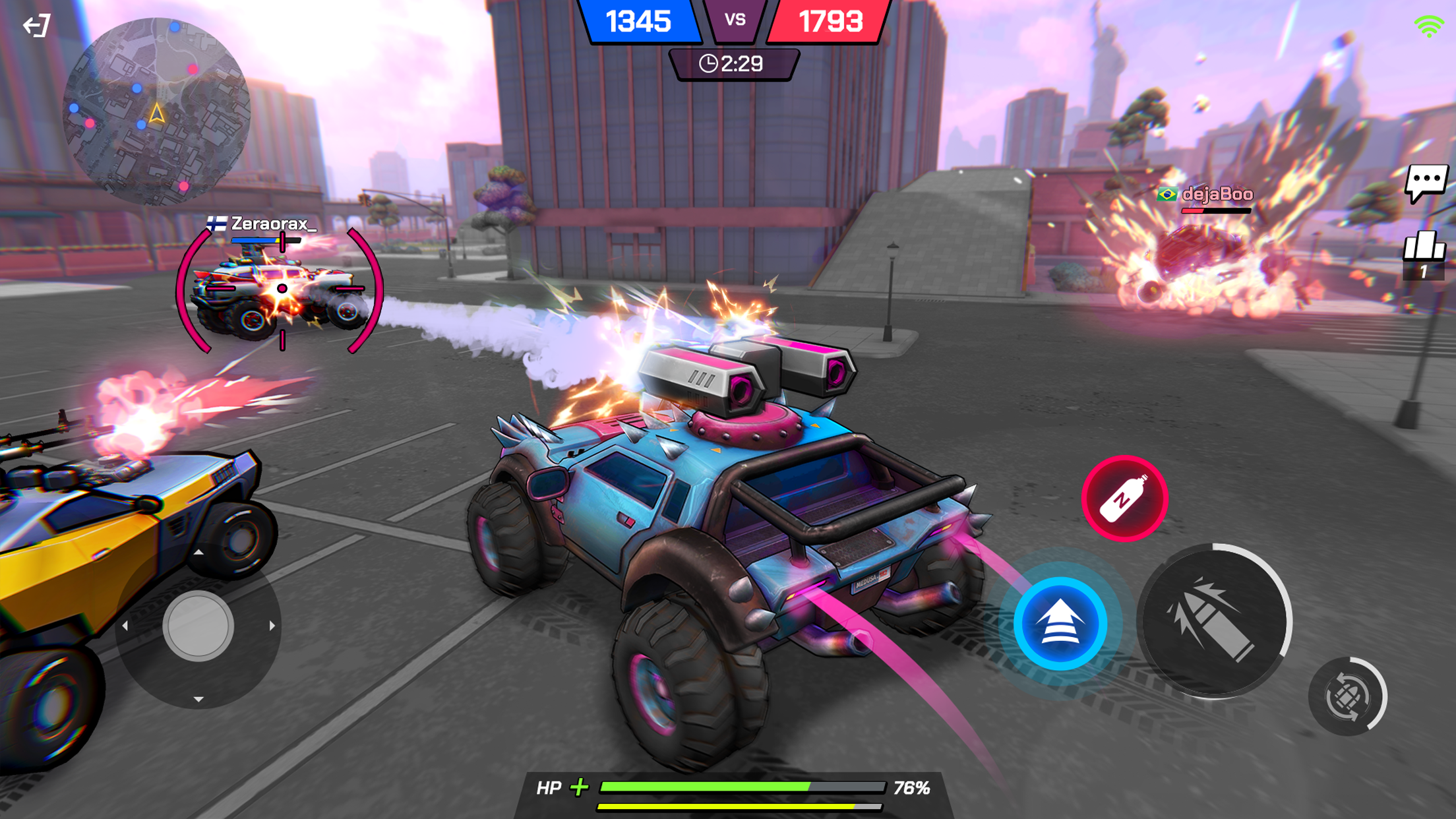 Screenshot of Battle Cars: Fast PVP Arena