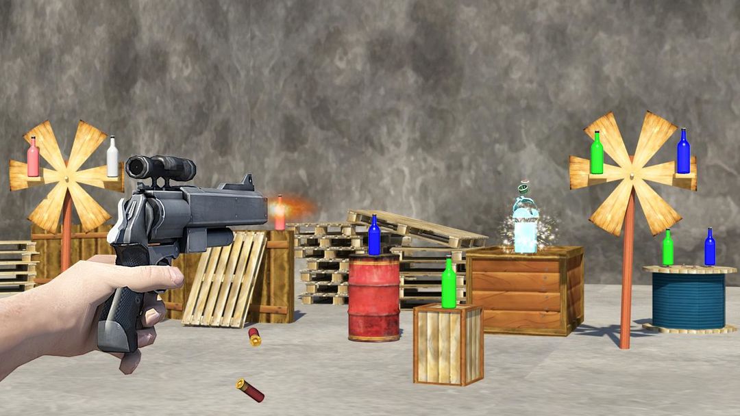 Bottle 3D Shooting Expert screenshot game