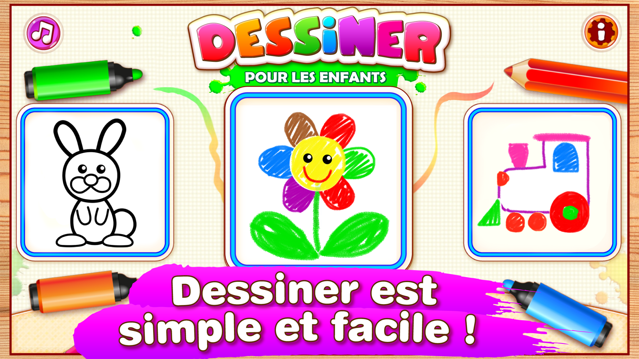 Screenshot 1 of Dessin Enfant! Jeux Coloriage 5.8.0