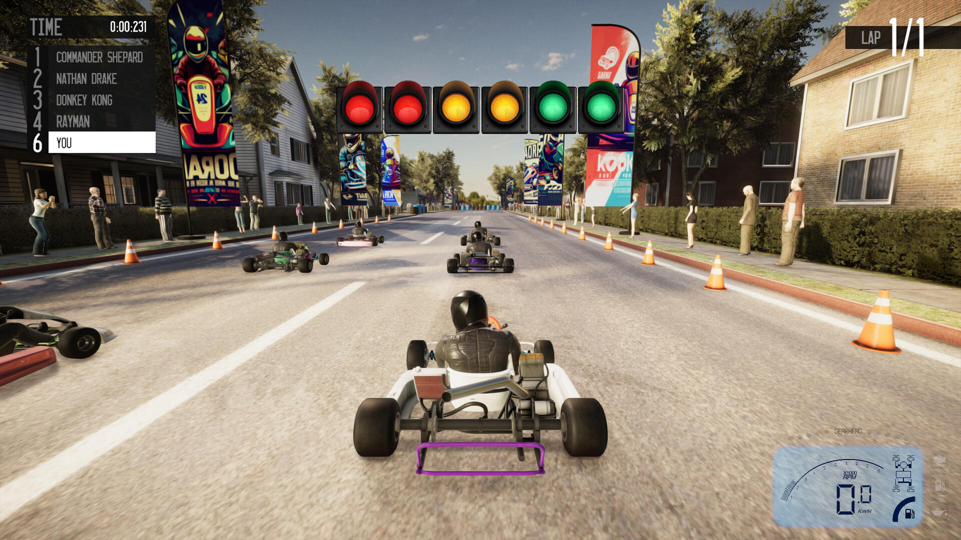 Screenshot 1 of Gearhead Karting Simulator - Mechanic & Racing 