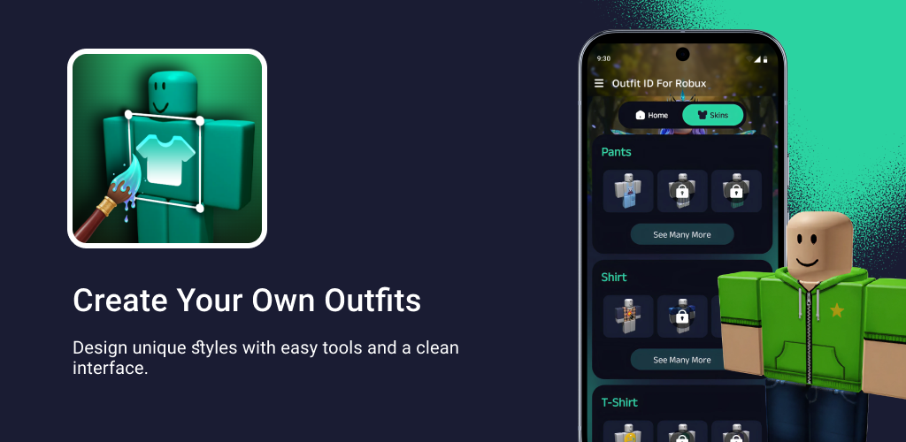 Banner of Clothes Skin For Roblox 