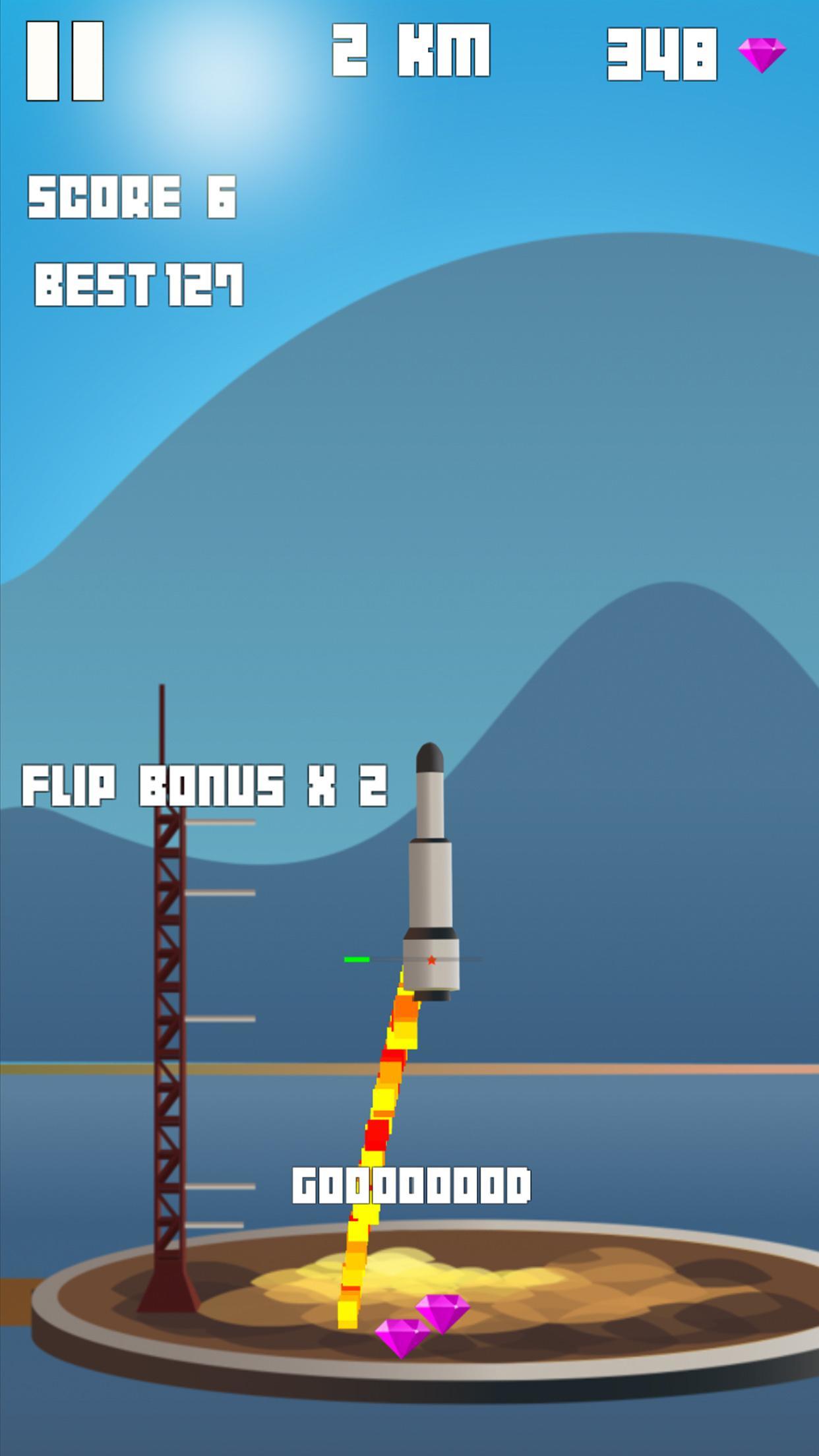 Space Frontier rocket Game Screenshot