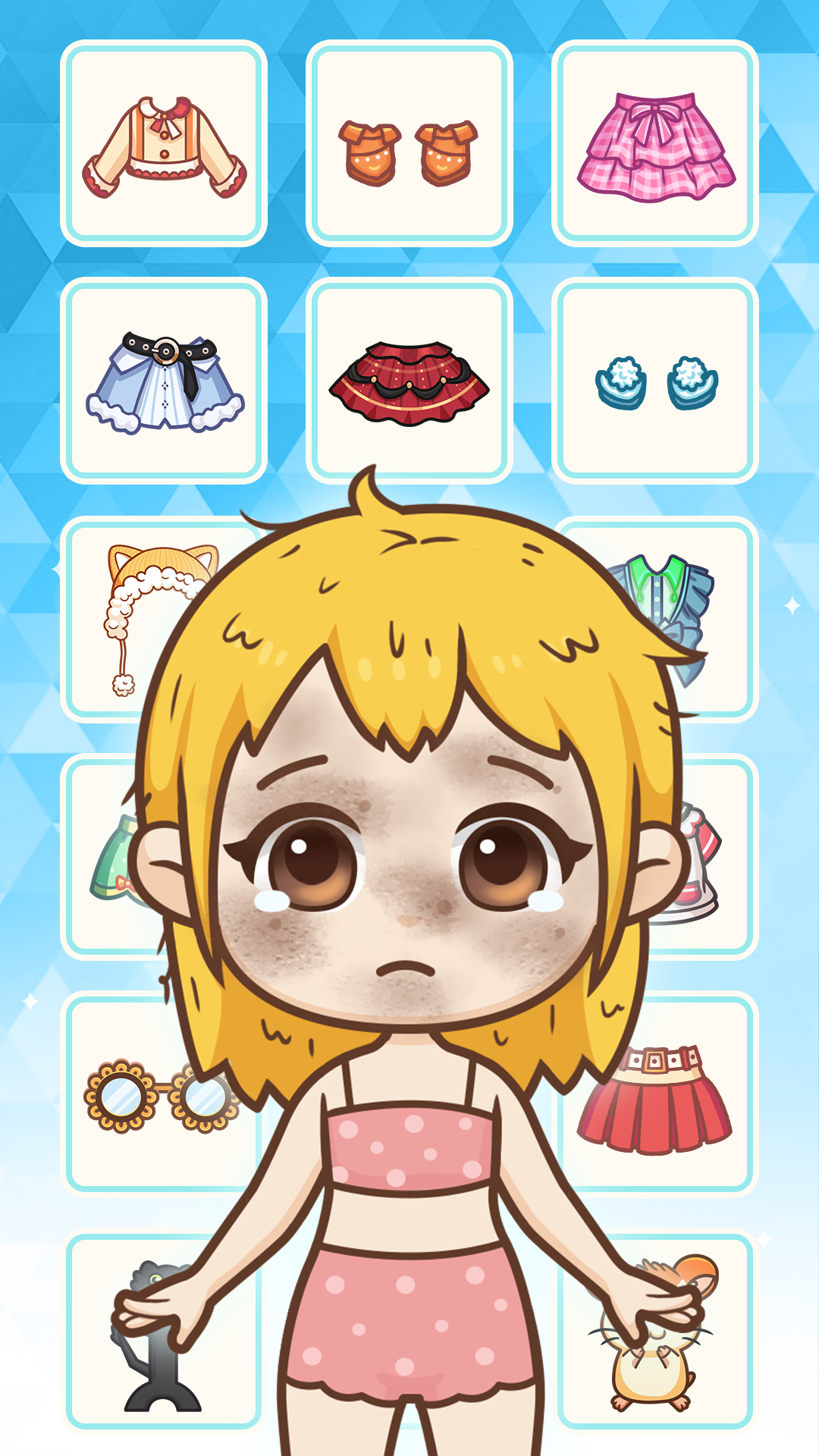 Cuplikan Layar Game DIY Doll Dress Up: Dream Girls