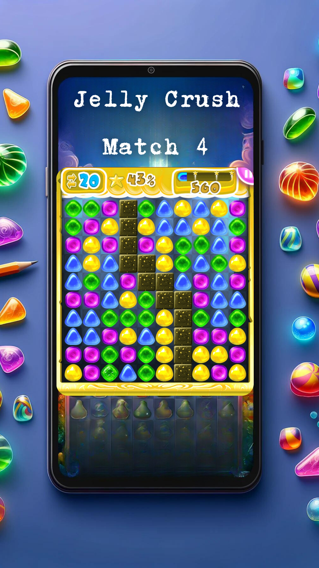 Jelly Crush Match 4 Latest Version for Android/iOS - TapTap
