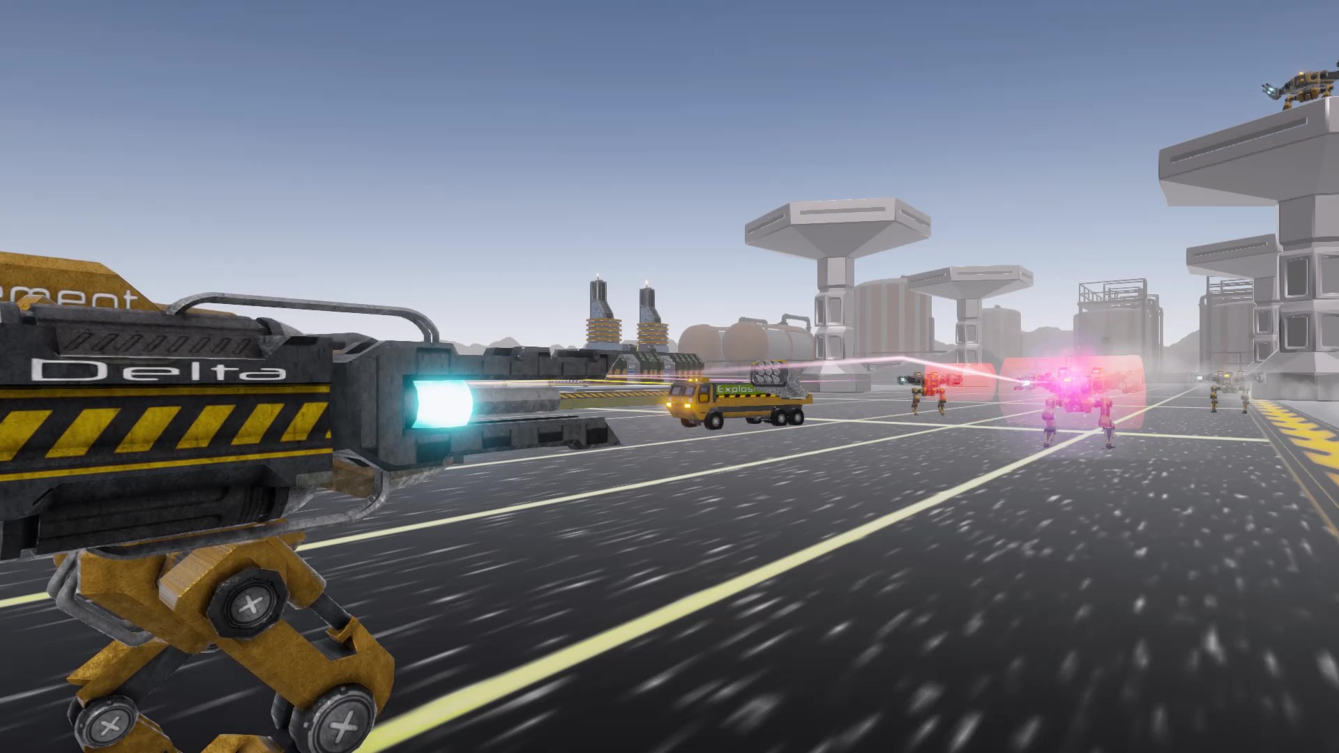 Screenshot of Titan war: Robots warfare game