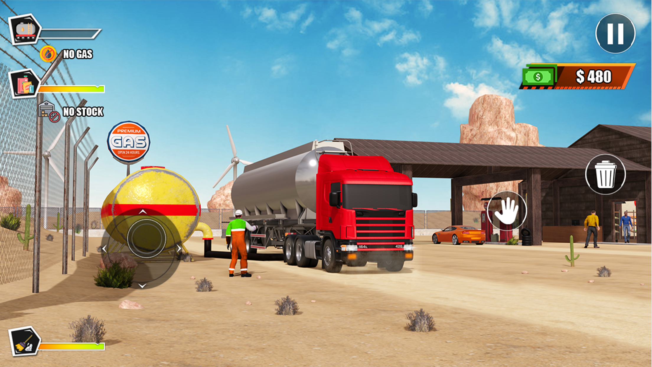 Gas Station Junkyard Simulator Game Screenshot