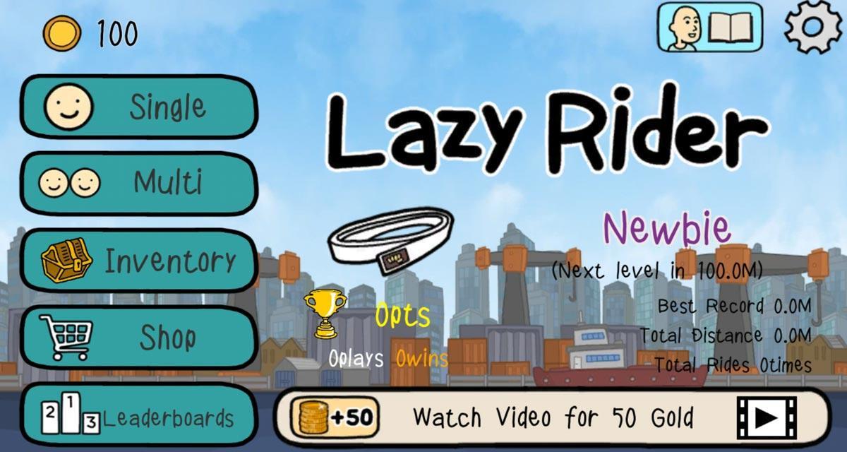 Cuplikan Layar Game Lazy Rider