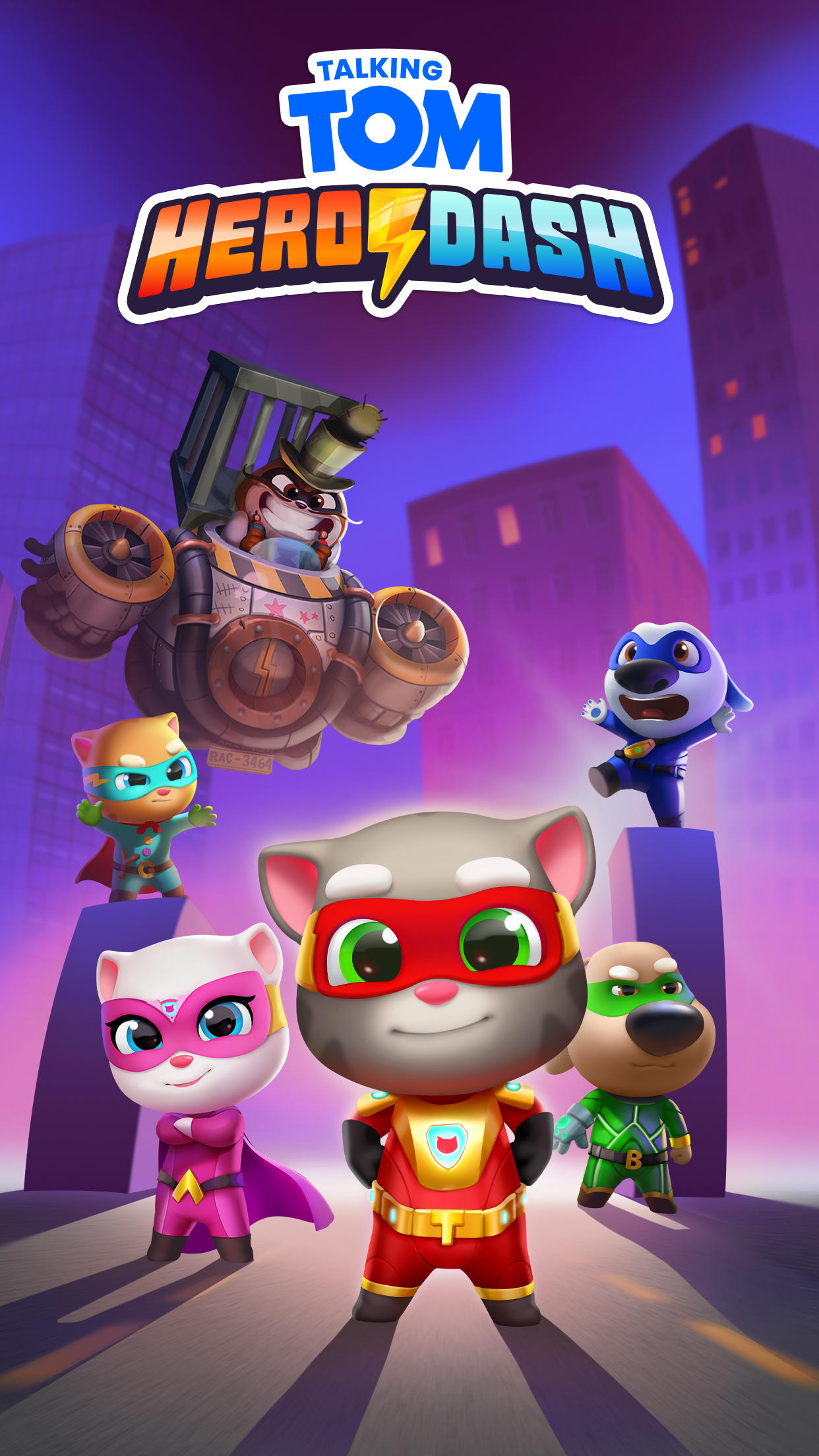 Talking Tom: Hero Dash Run Game Screenshot