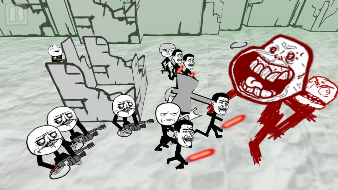 Screenshot of Stickman Meme Battle Simulator