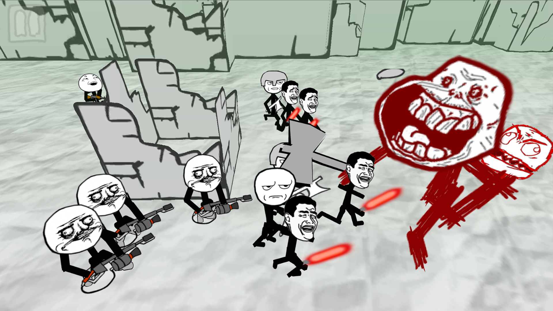Stickman Meme Battle Simulator Game Screenshot