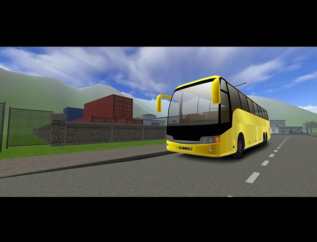 Schoolbus Parking 3D Simulator Game Screenshot
