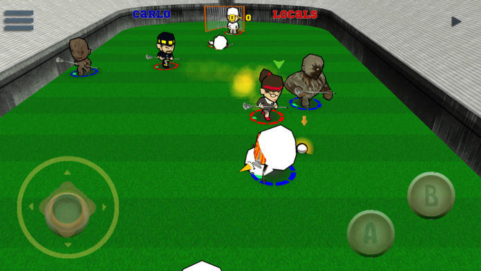 Lacrosse Arena Game Screenshot