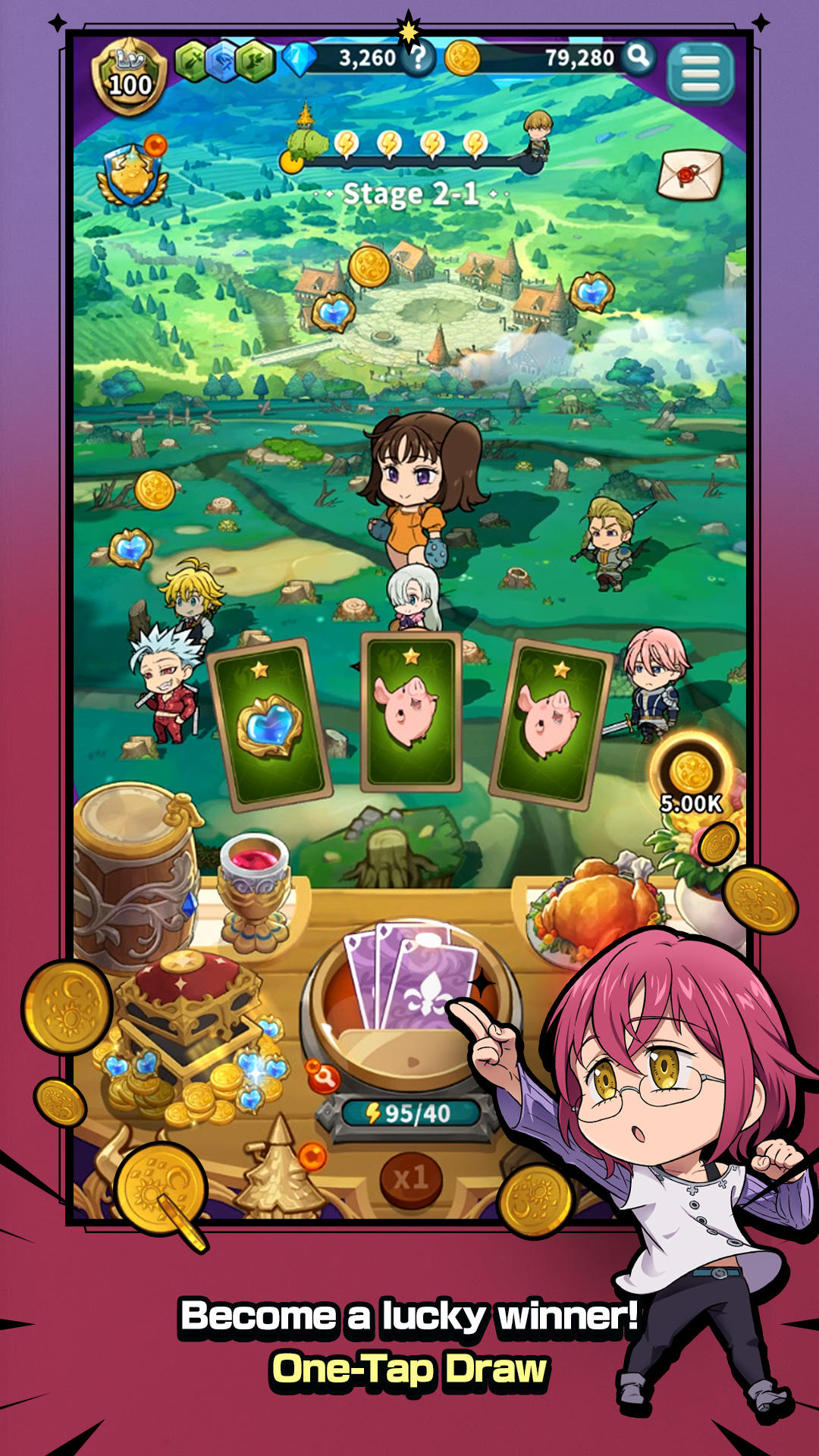 Screenshot of The Seven Deadly Sins: Idle