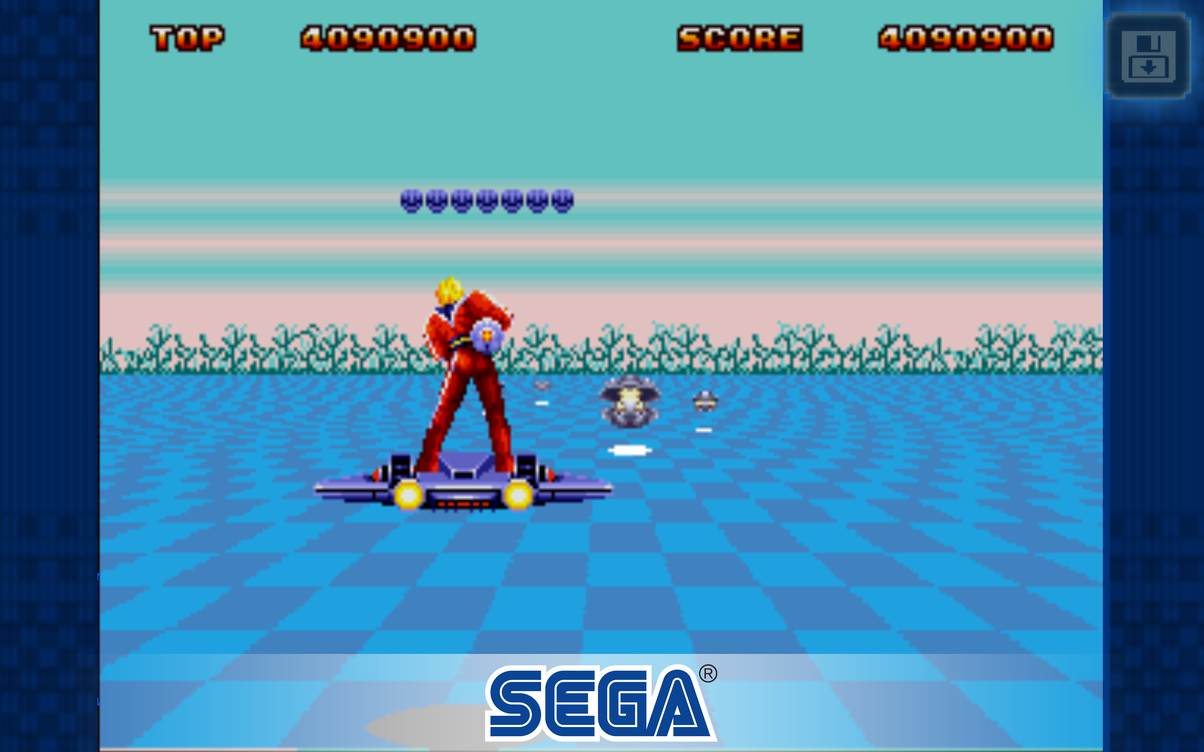 Space Harrier II Classic ภาพหน้าจอเกม