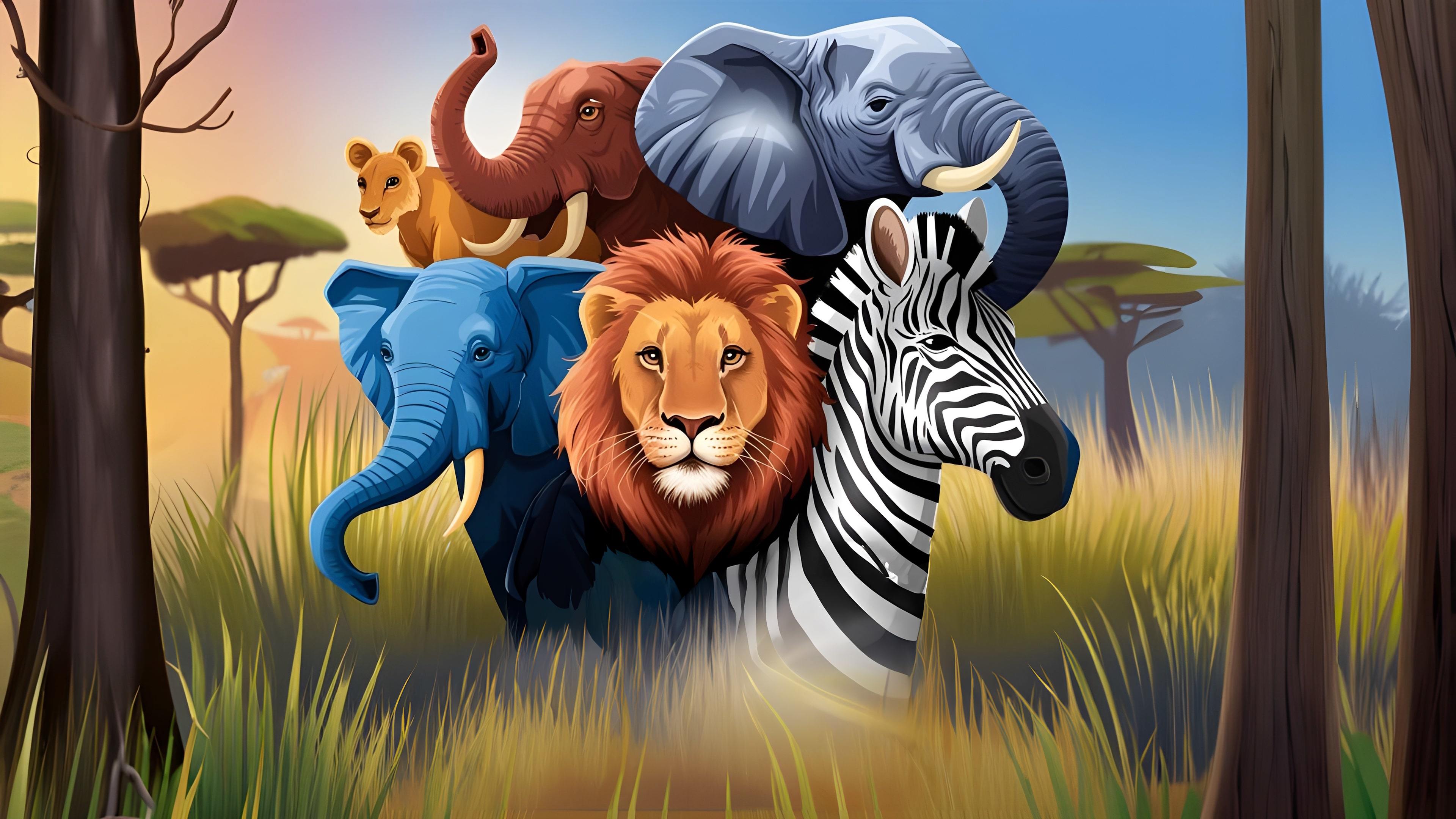 Banner of Safari Puzzle Match 