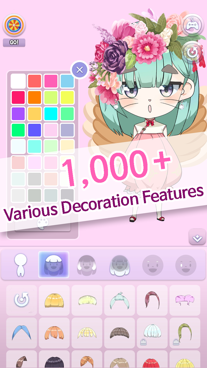 Chibi Friends : Avatar Creator Game Screenshot