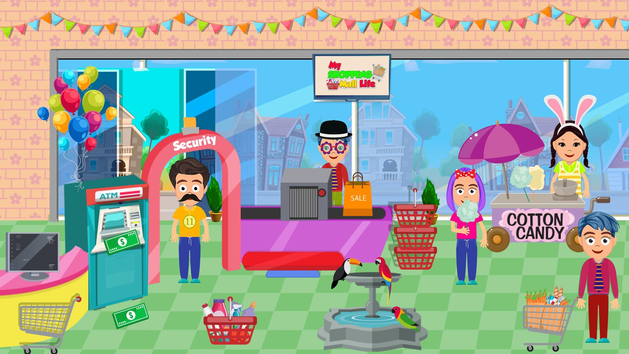 Pretend Play My Shopping Mall Game Screenshot