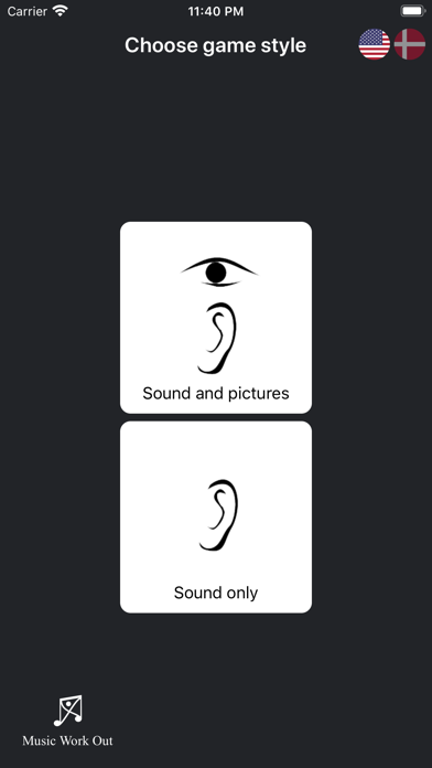 Music Work Out Game Screenshot
