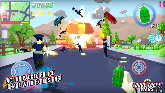 Скриншот игры Dude Theft Wars FPS Open World