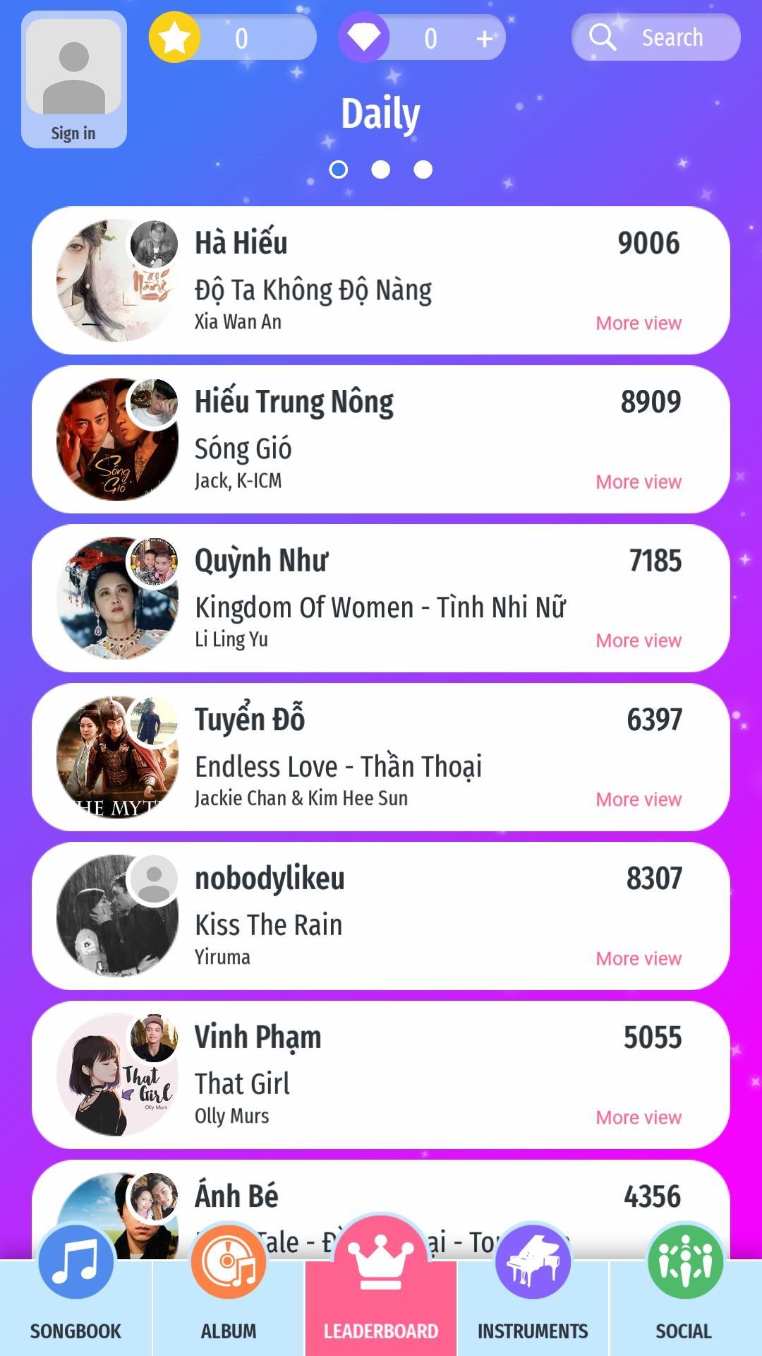 Cuplikan Layar Game Magic Piano Tiles 2021