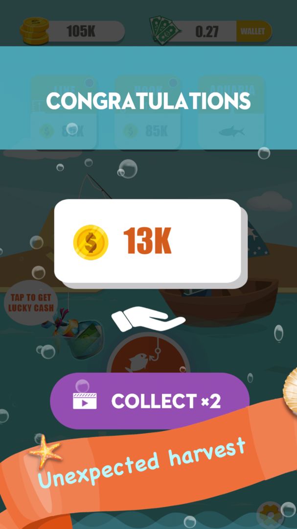 Screenshot of Go fishing! - Win Real Money!