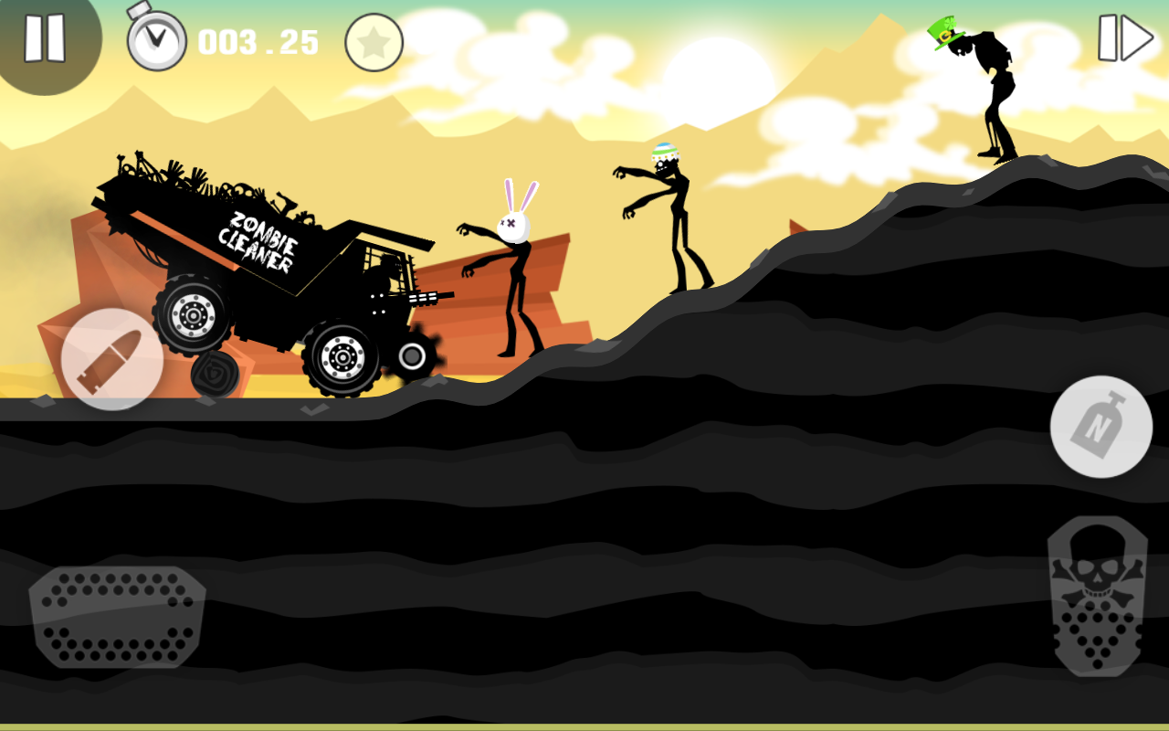 Zombie Race - Undead Smasher Game Screenshot