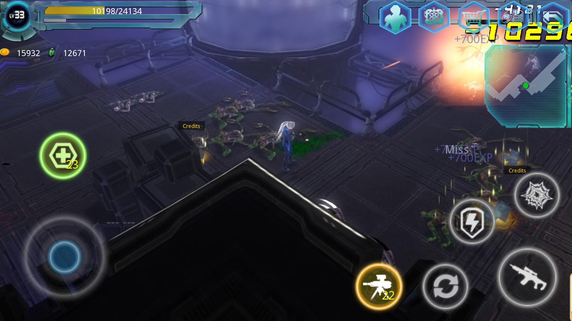 Alien Zone Raid Game Screenshot