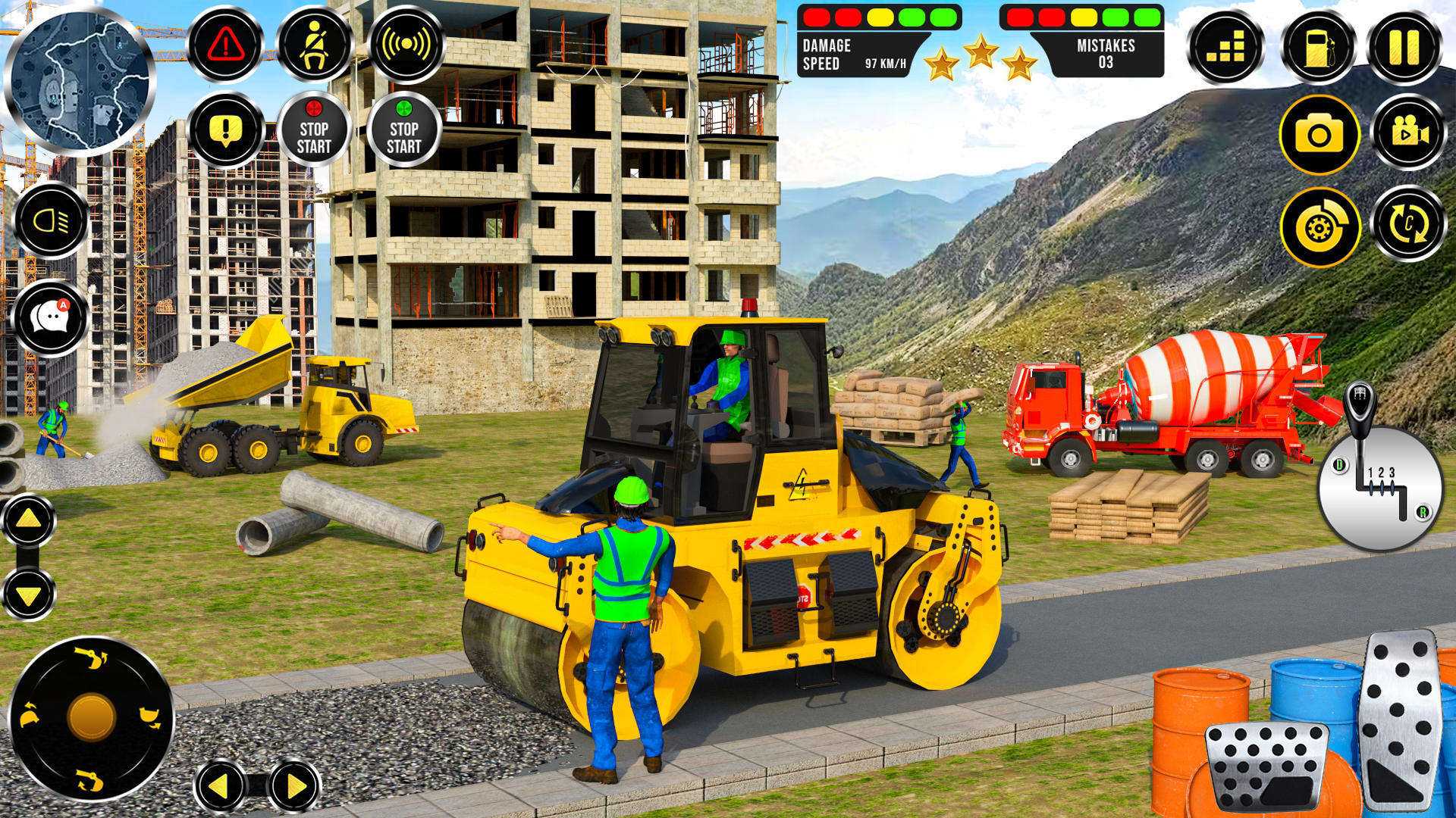 Road Construction Truck Game Game Screenshot