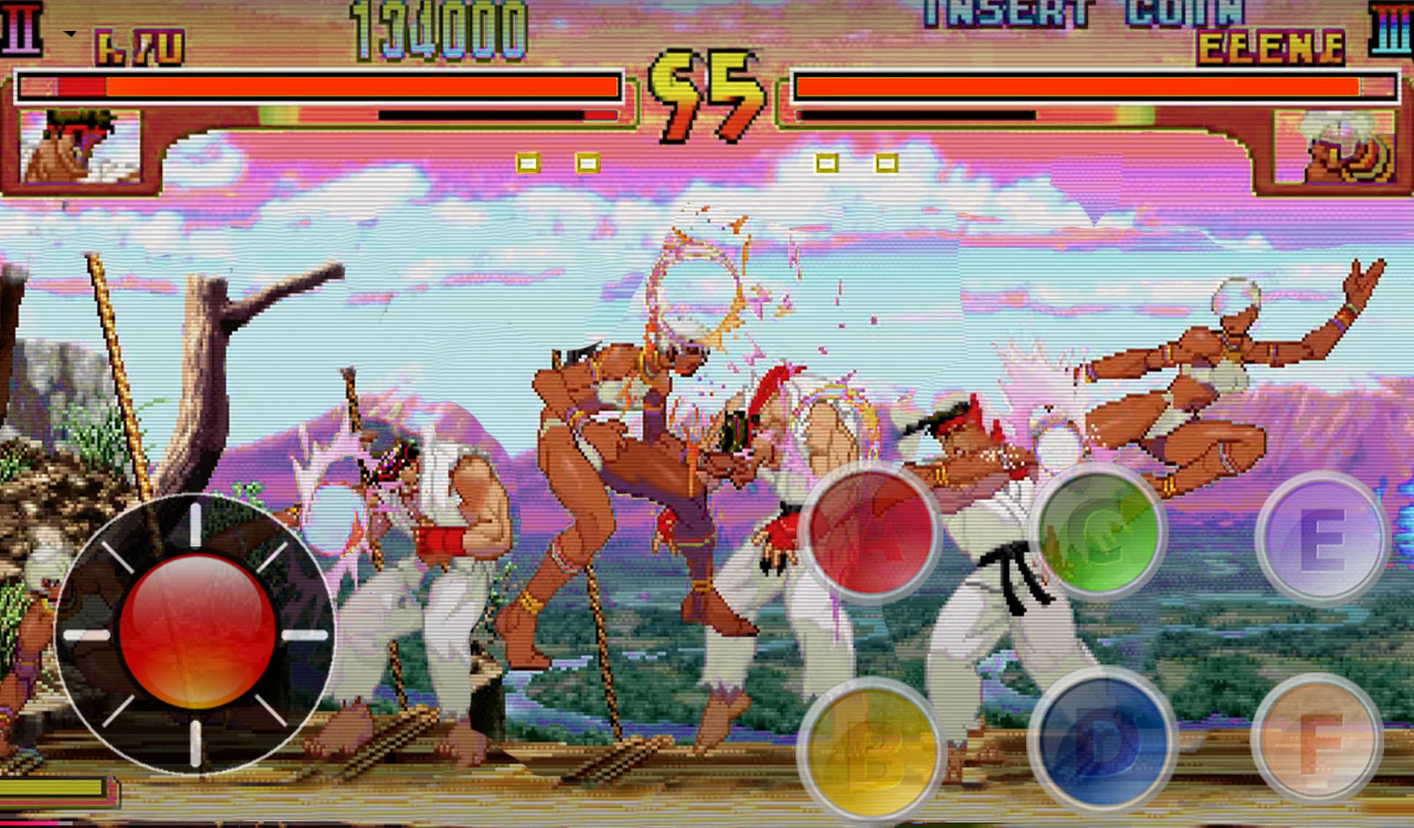 Street 2 Fighter emulator game ภาพหน้าจอเกม