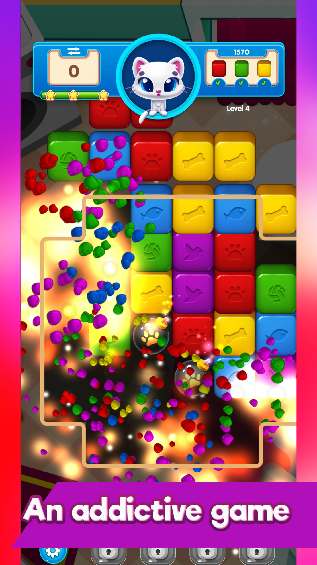 Cuplikan Layar Game Block Crush Saga - Puzzle Game