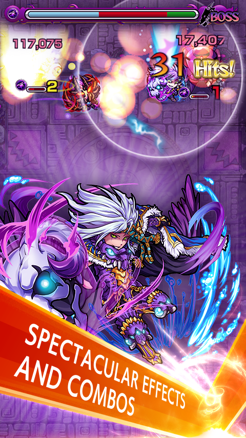 Monster Strike 遊戲截圖