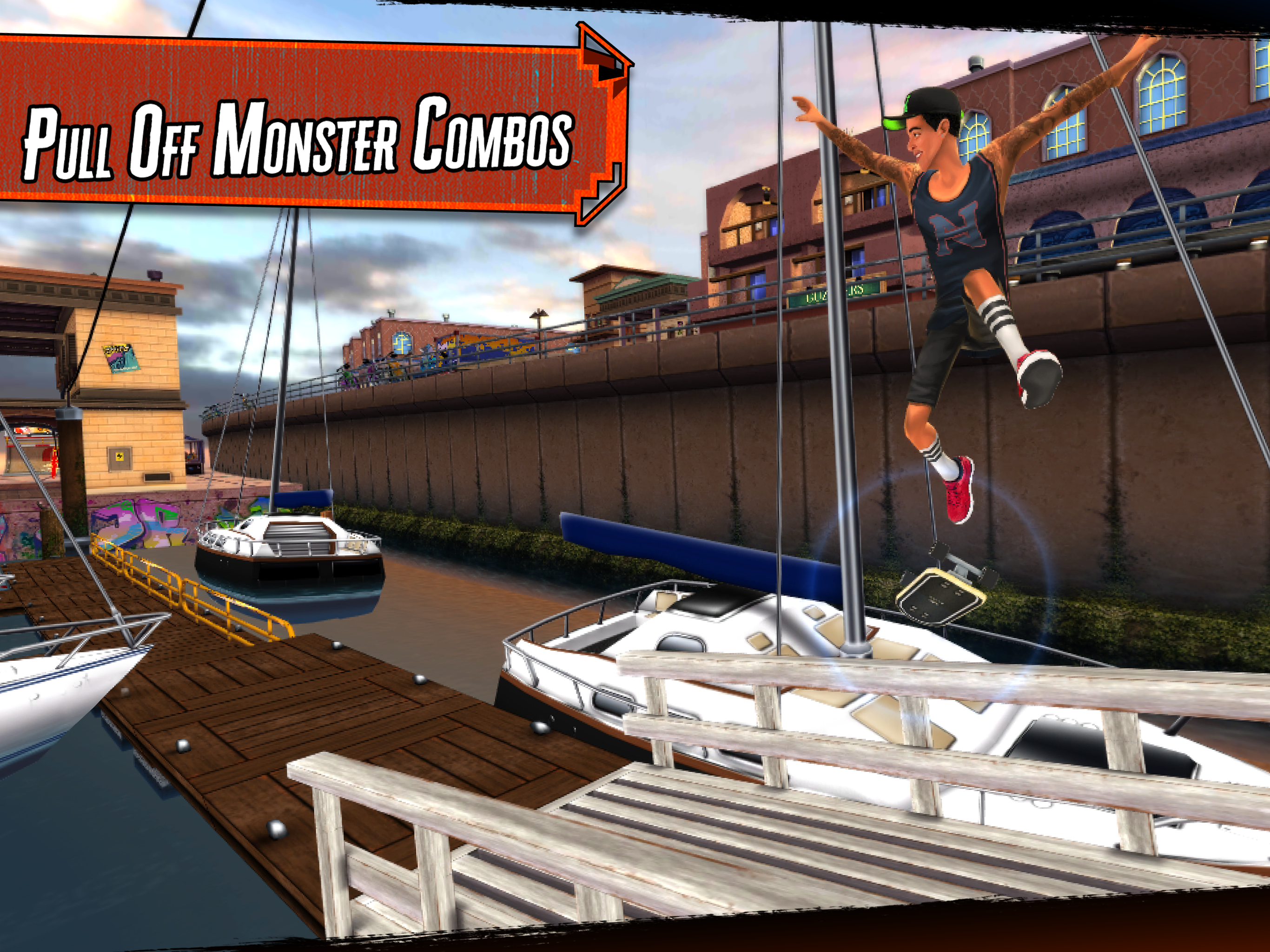 Nyjah Huston: #Skate life Game Screenshot